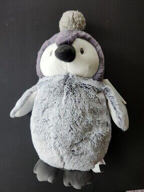 Indigo Grey Plush Penguin